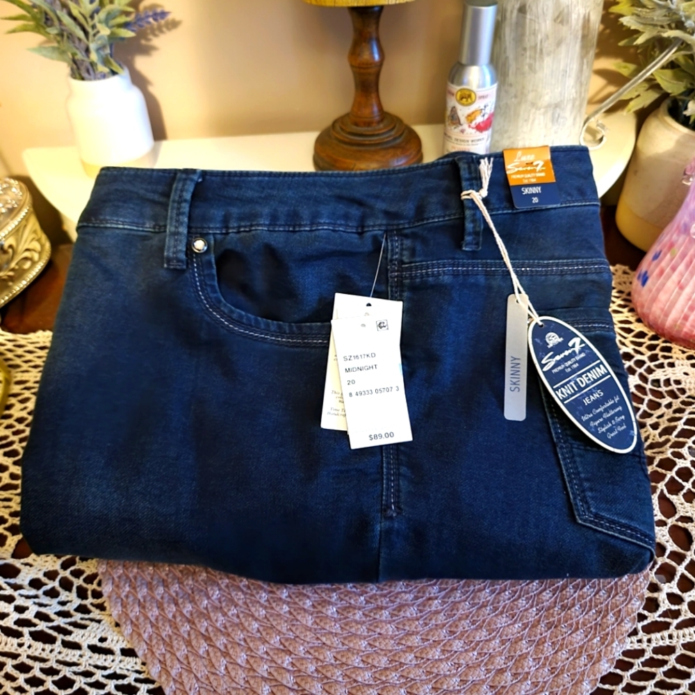 Seven7® Knit Denim Skinny Jeans